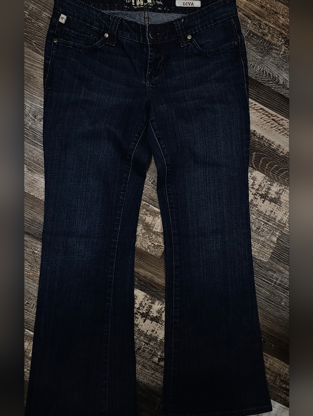 !it Jeans Diva Bootcut Jeans Women’s Size 29 Dark Wash Stretch Classic Fit